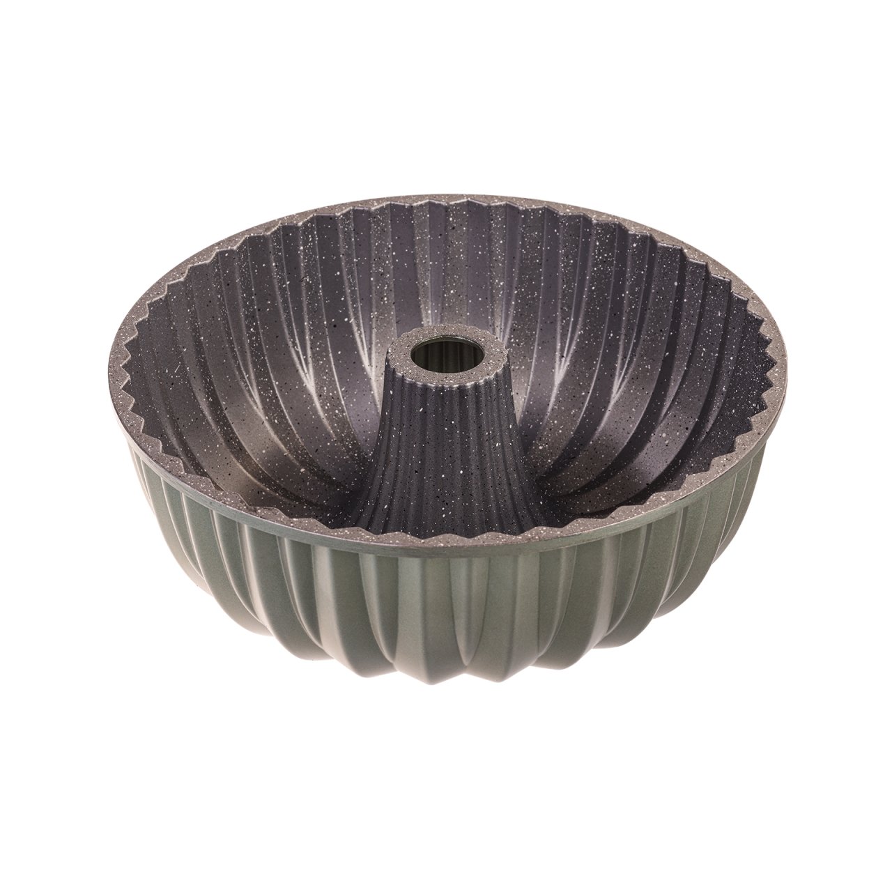 Emsan Griss Hardstone Döküm Kek Kalıbı Haki 24 cm
