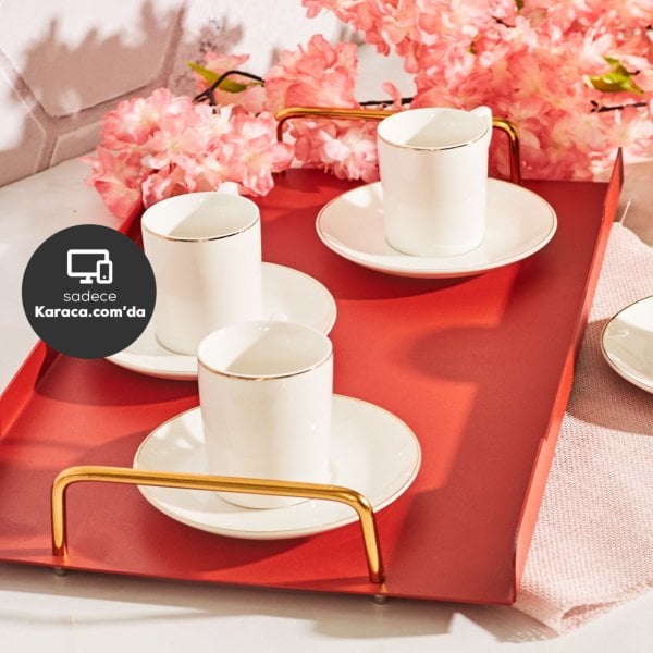 Karaca Bianca 6 Kişilik Kahve Fincanı 85 ml