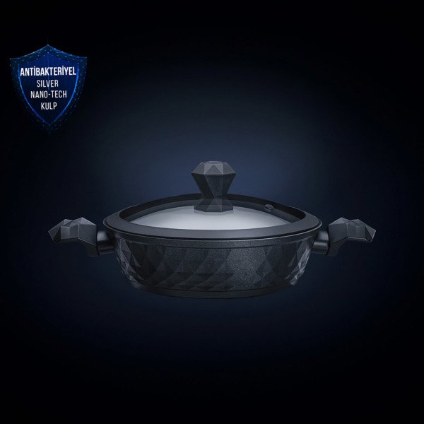 Karaca Bio Diamond Antibakteriyel İndüksiyon Tabanlı Kulp Karnıyarık Tenceresi 26 cm 3.2 lt