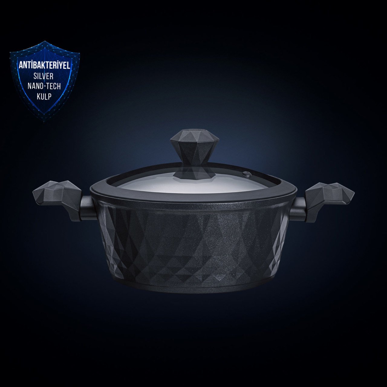 Karaca Bio Diamond Antibakteriyel Kulp İndüksiyon Tabanlı 20 cm 2,6 Lt Tencere