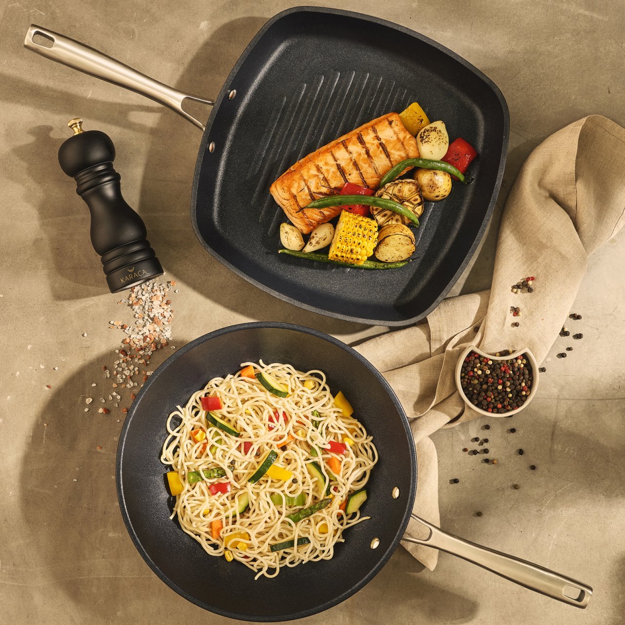 Karaca Bio Diamond Master Grill Tava Set