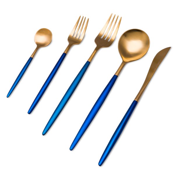 Karaca Çatal Kaşık Bıçak Lydia Blue 60 Parça Luxury Kutulu