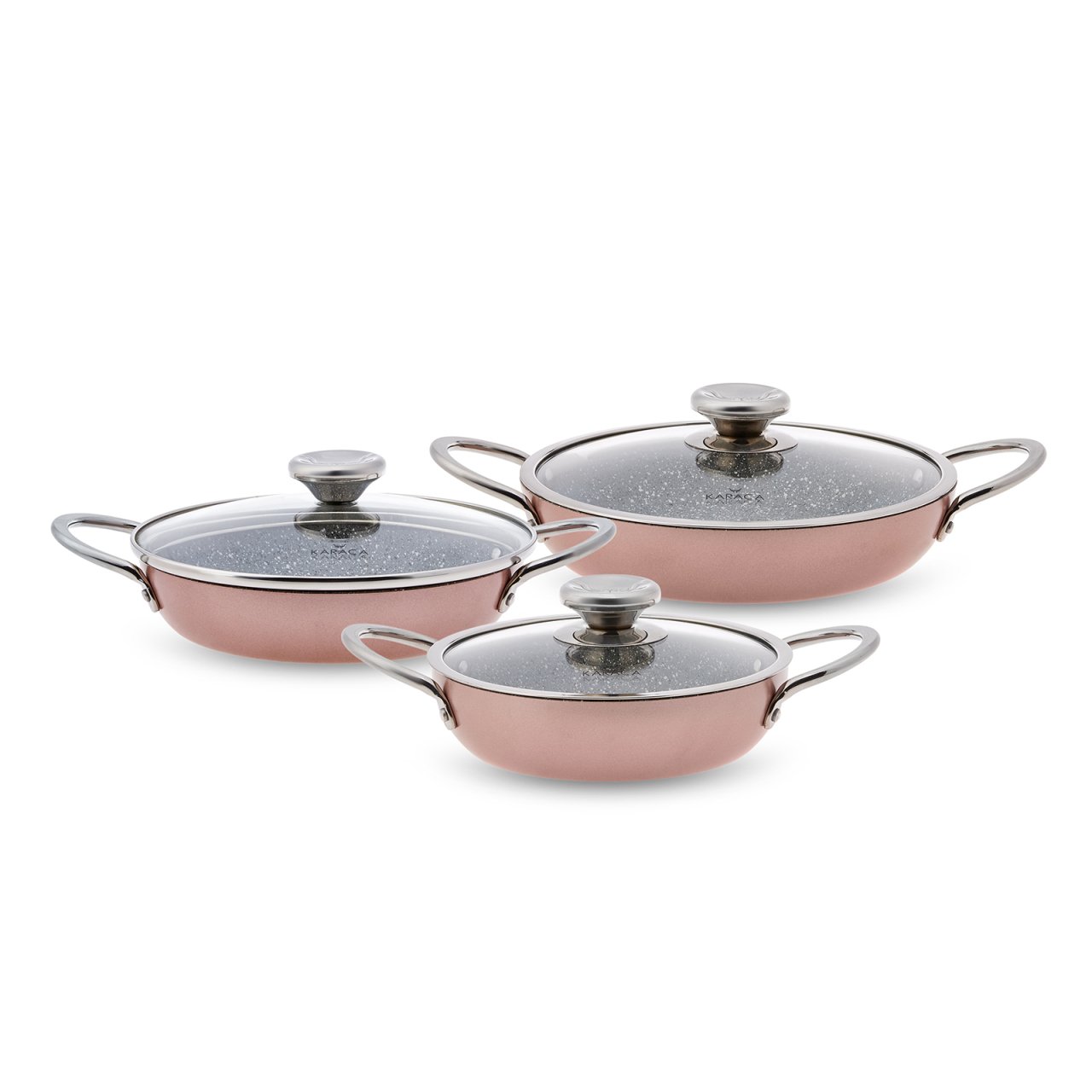 Karaca Biogranit 6 Parça Sahan Set Rose Gold