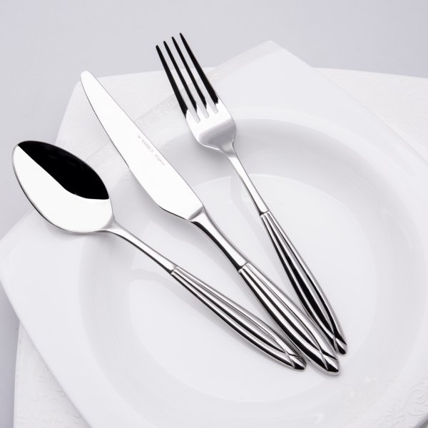 Karaca Çatal Kaşık Bıçak Leon 84 Parça Elegance Kutulu