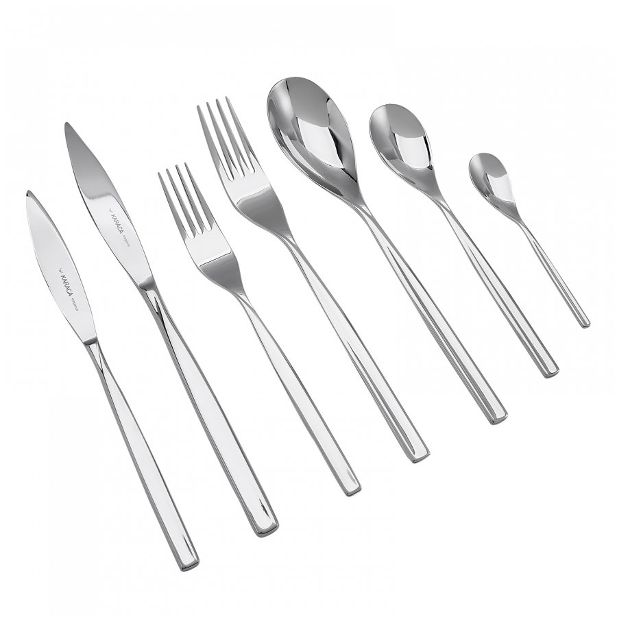 Karaca Çatal Kaşık Bıçak Felix 84 Parça Elegance Kutulu