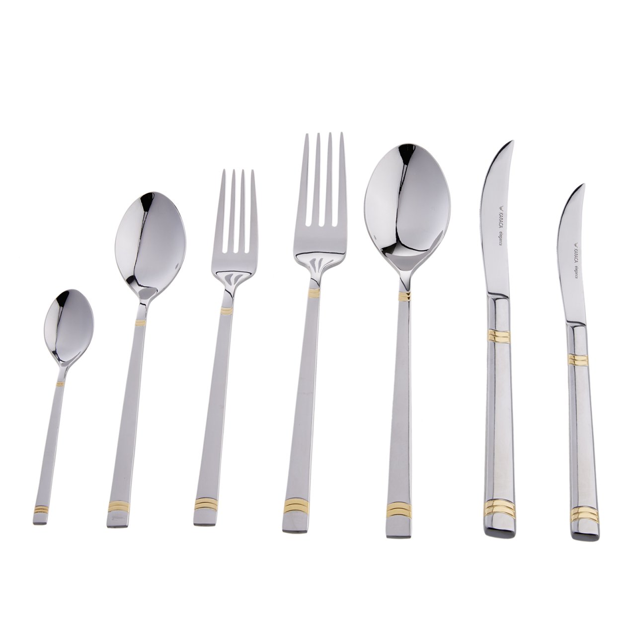 Karaca Çatal Kaşık Bıçak D029 Gold 84 Parça Kutulu