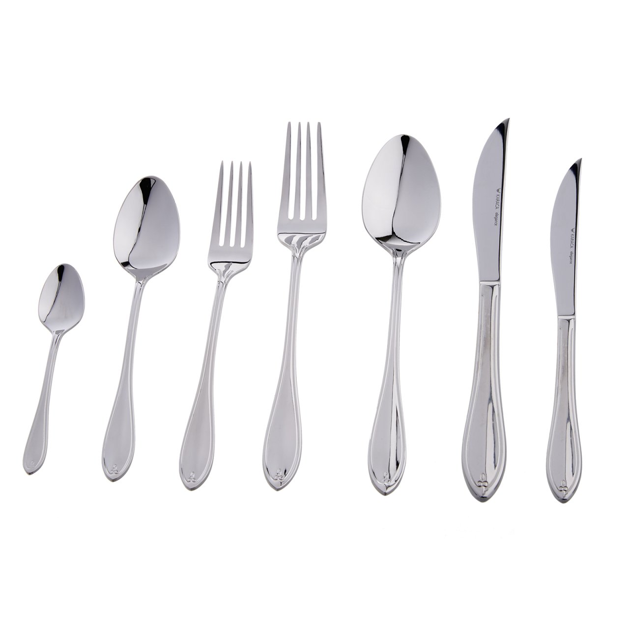 Karaca Çatal Kaşık Bıçak French Rose Platin 3Mm 84 Parça Elegance Kutulu