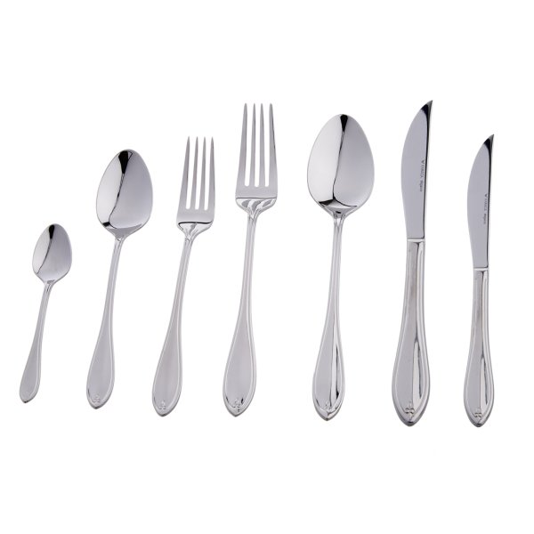 Karaca Çatal Kaşık Bıçak French Rose Platin 3Mm 84 Parça Elegance Kutulu