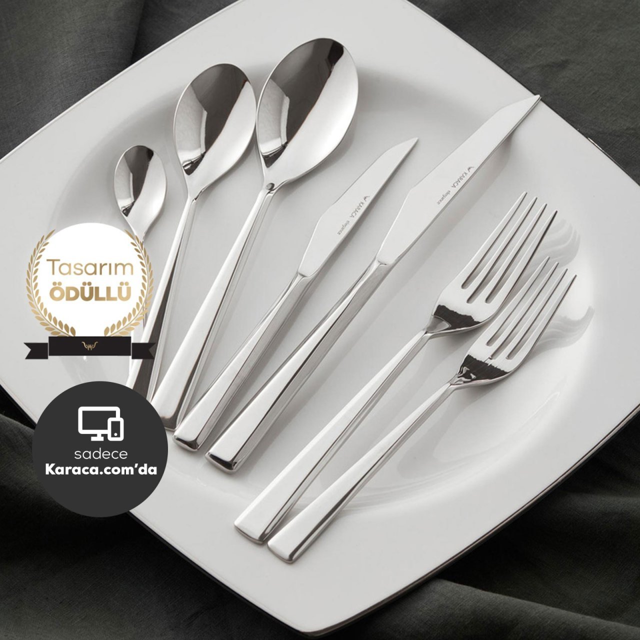 Karaca Çatal Kaşık Bıçak Valley 84 Parça Elegance Kutulu