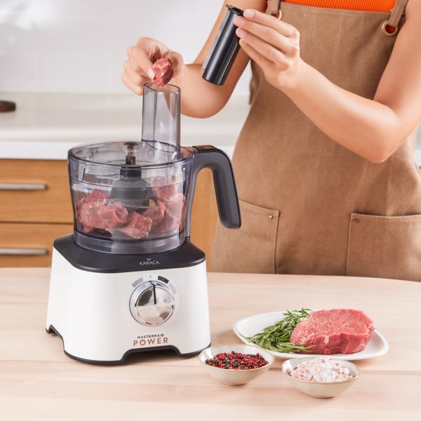 Karaca Mastermaid Power Multifunctional 10 in 1 Pearl White Gıda Hazırlama Seti 2000w