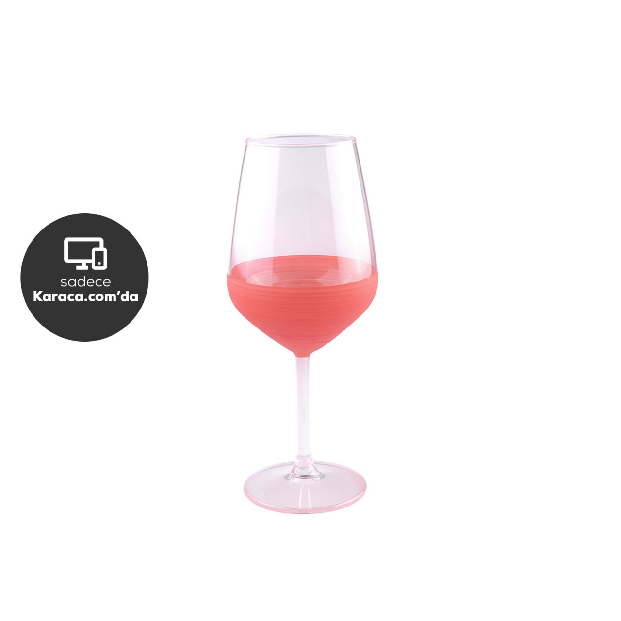 Karaca Matte Pembe Kadeh
