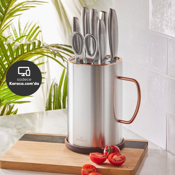 Karaca Meister Barrel 8 Parça Bıçak Seti