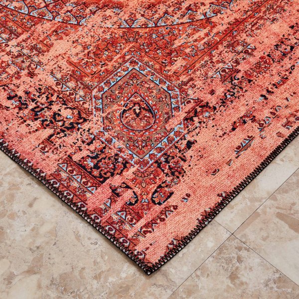 Kaşmir Halı Dekoratif Art Retro Kapadokya 80x300 cm