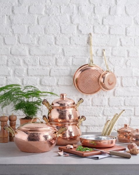 Karaca Mesopotamia Bakır Mini Tencere 8 cm