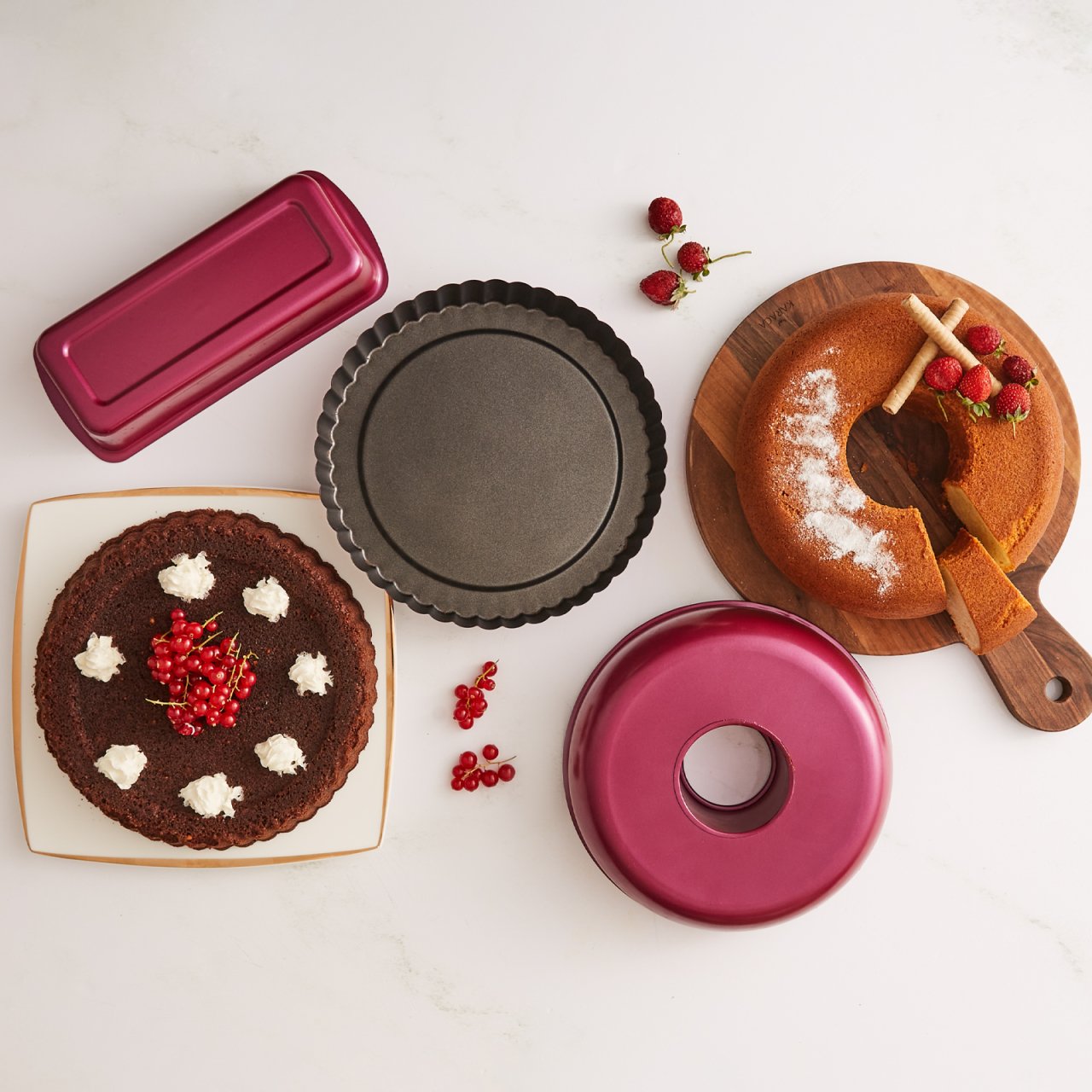 Karaca Bloom 3lü Kek Kalıbı