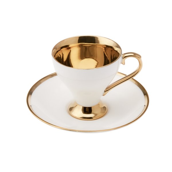 Emsan Luxury Beyaz 6 Kişilik Kahve Fincan Takımı 90 ml