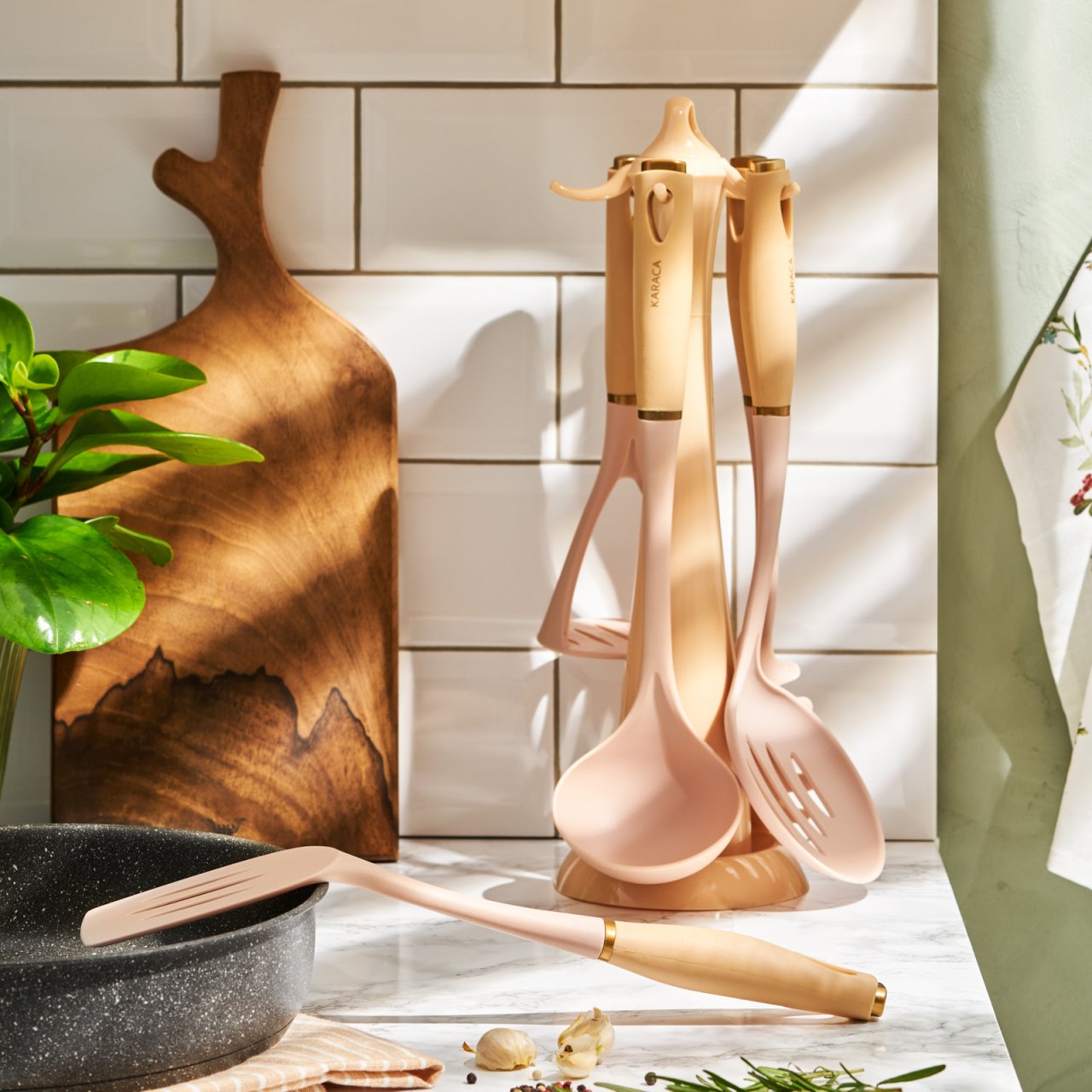 Karaca Milley 6 Parça Servis Seti Bej