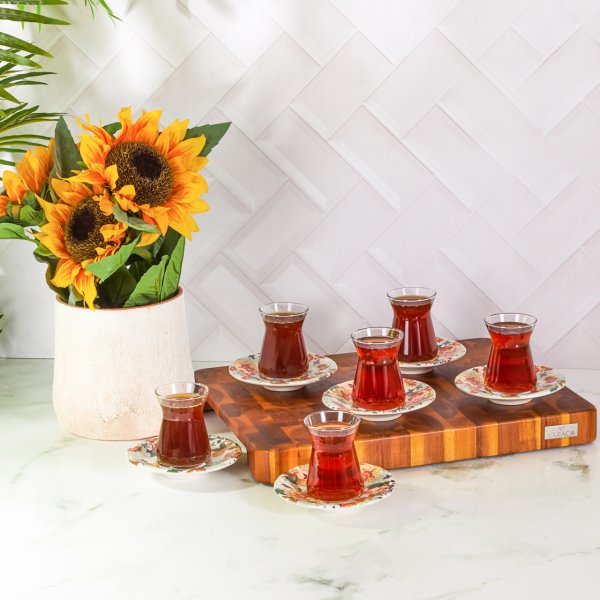 Karaca Molly 12 Parça 6 Kişilik Çay Seti