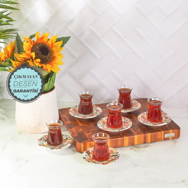 Karaca Molly 12 Parça 6 Kişilik Çay Seti