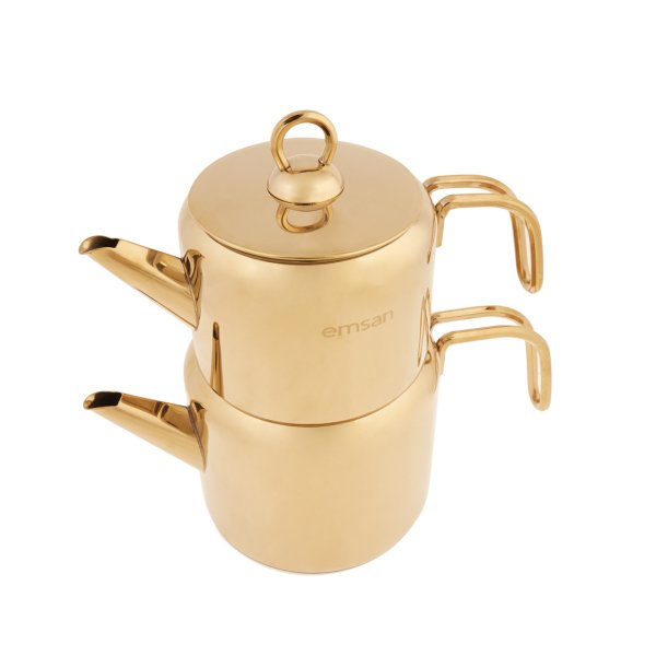 Emsan Miras Goldinox Çaydanlık Takımı