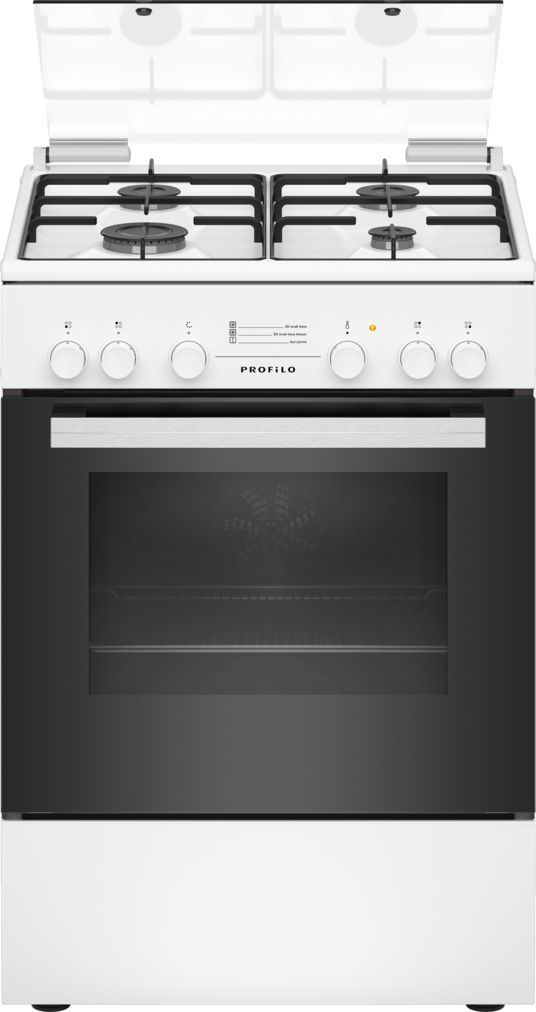 Profilo FRTS113DBL Gazlı/Elektrikli Solo Fırın Beyaz