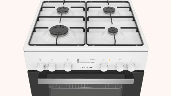 Profilo FRTS113DBL Gazlı/Elektrikli Solo Fırın Beyaz