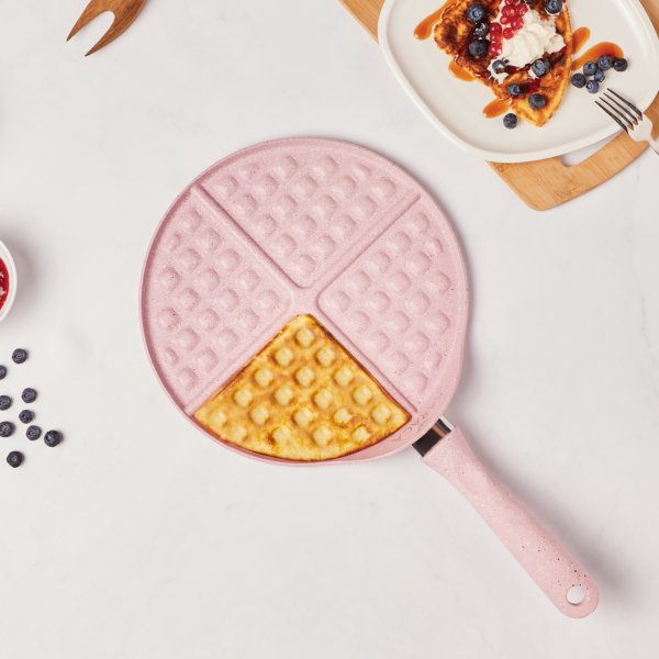 Karaca Mutfaksever Waffle Tavası Pink 26cm
