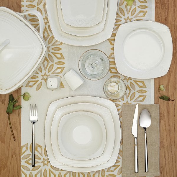 Emsan Nilüfer 60 Parça 12 Kişilik Porselen Yemek Takımı