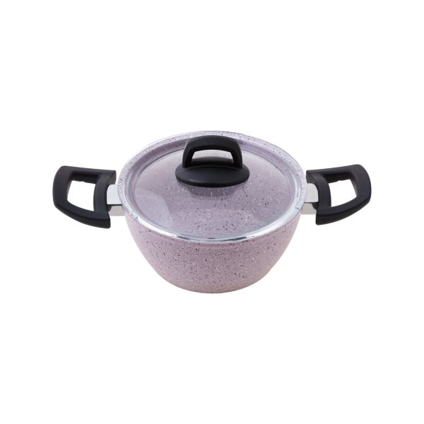 Emsan One And All Lila 13 Parça Granit Tencere ve Emaye Saklama Kabı Seti