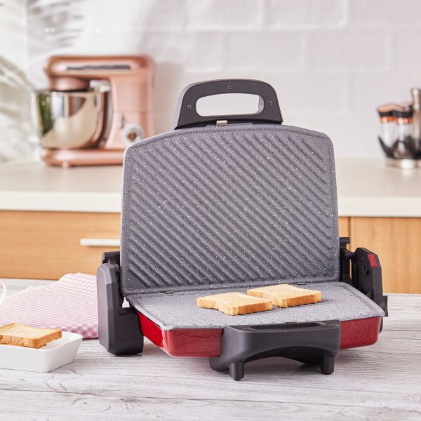 Emsan Power Master Granit 1800w Kırmızı Tost Makinesi