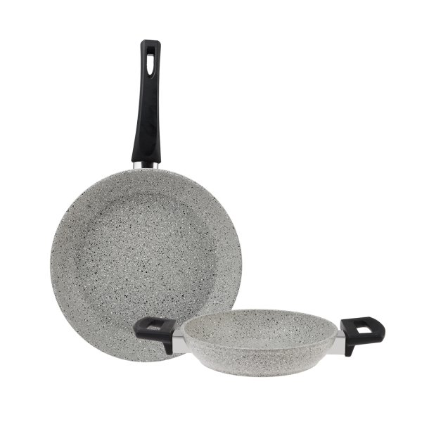 Emsan Premium Granit Grey Tava ve Sahan Seti