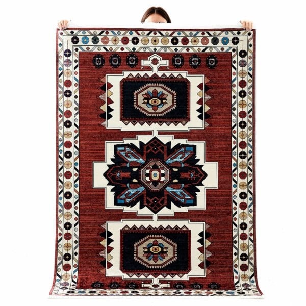 Kaşmir Halı Dekoratif Art Türkmen Village 80x300 cm