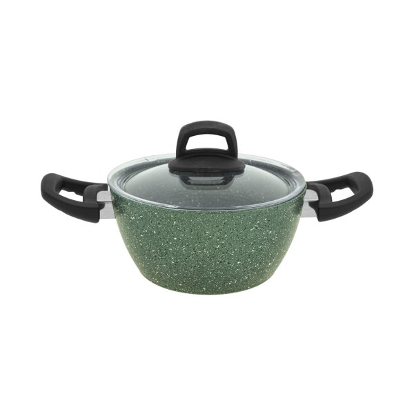 Emsan Shinning 7 Parça Granit Tencere Seti Haki