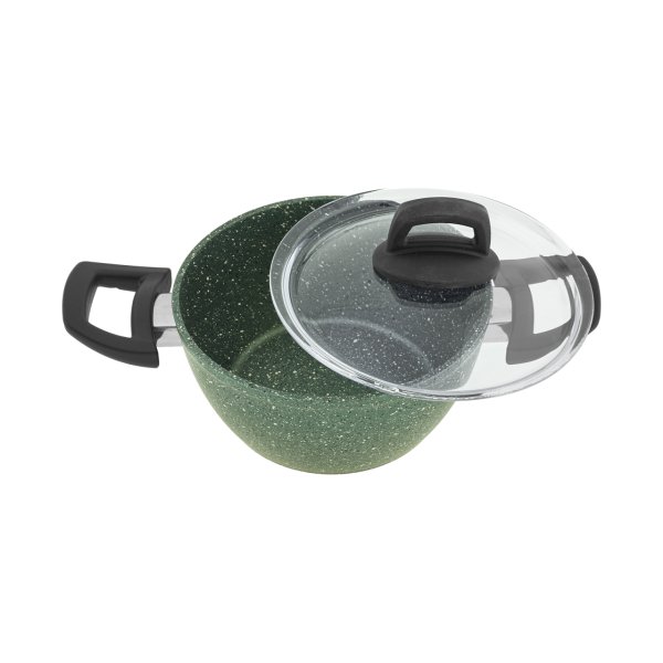 Emsan Shinning 7 Parça Granit Tencere Seti Haki