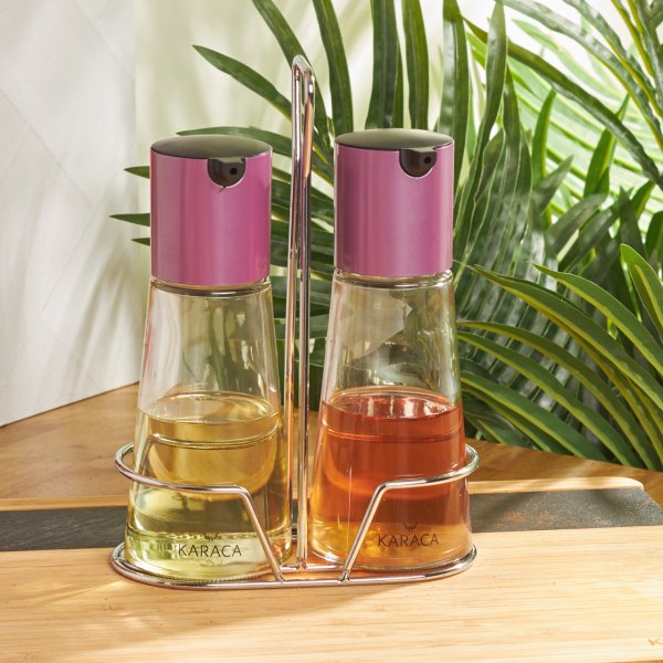 Karaca Ocha Mor Yağlık ve Sirkelik Seti