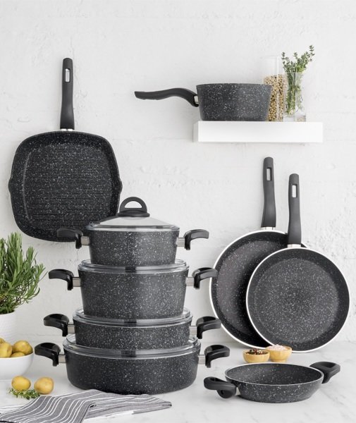 Karaca Dark Stone Bio Granit Karnıyarık Tencere 30 cm