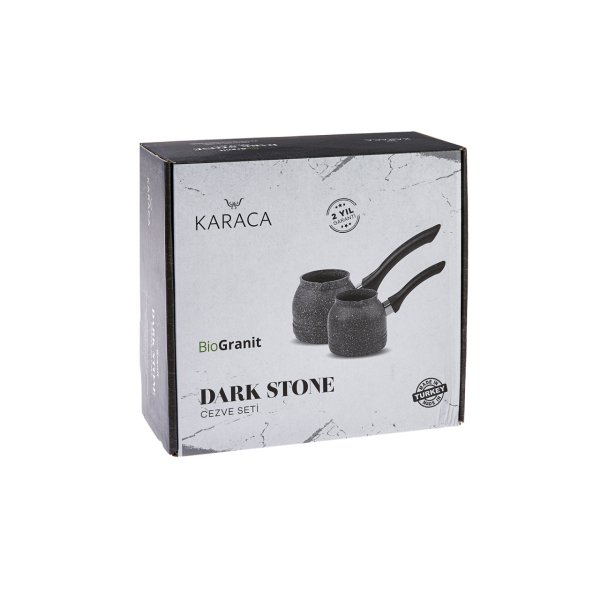Karaca Darkstone 2li Cezve Seti  