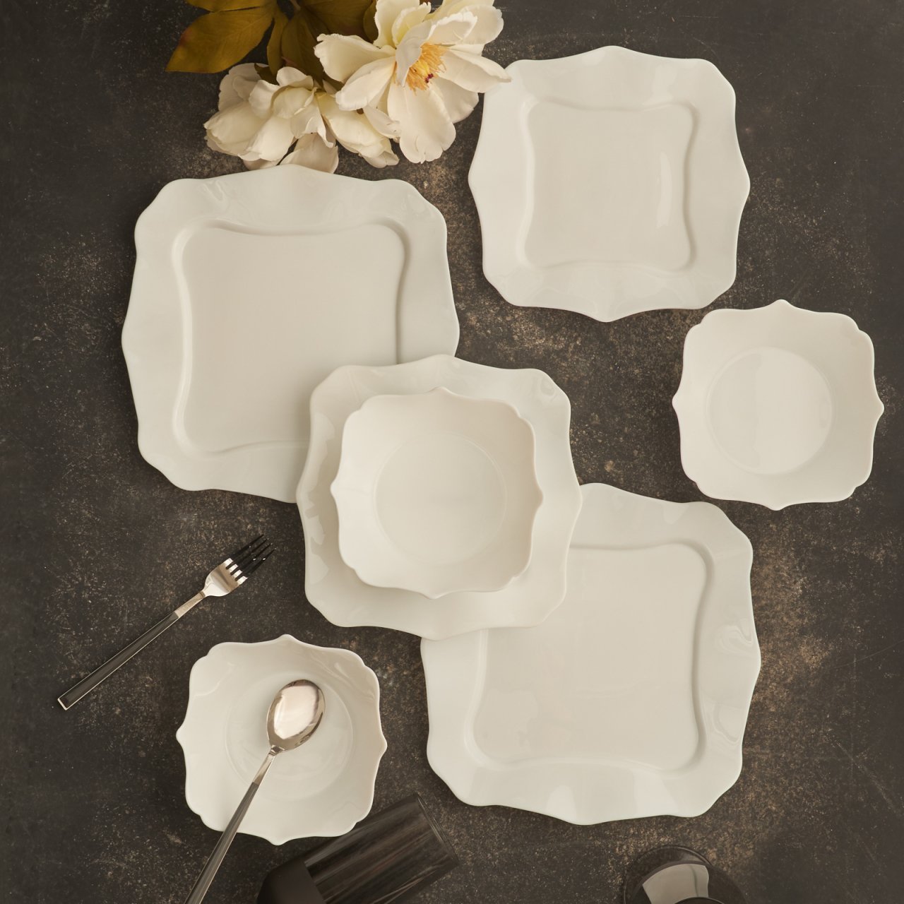 Karaca Olivia 18 Parça 6 Kişilik Yemek Takımı