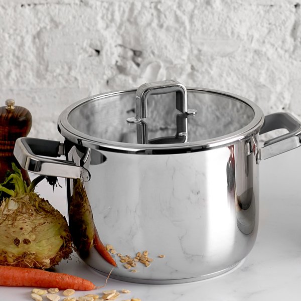 Karaca Orbit Beyaz Düdüklü Tencere Seti  4+6 Litre