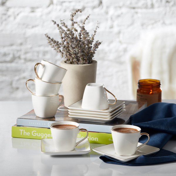 Karaca Osra 6 Kişilik Kahve Fincanı Takımı 90 ml