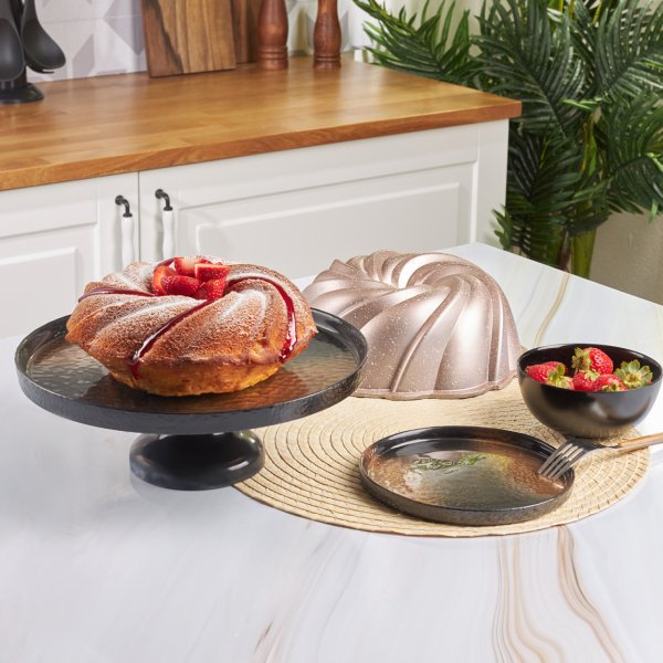 Karaca Pare Metalik Pudra Döküm Kek Kalıbı