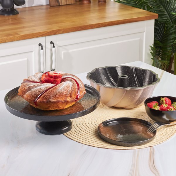 Karaca Pare Metalik Pudra Döküm Kek Kalıbı