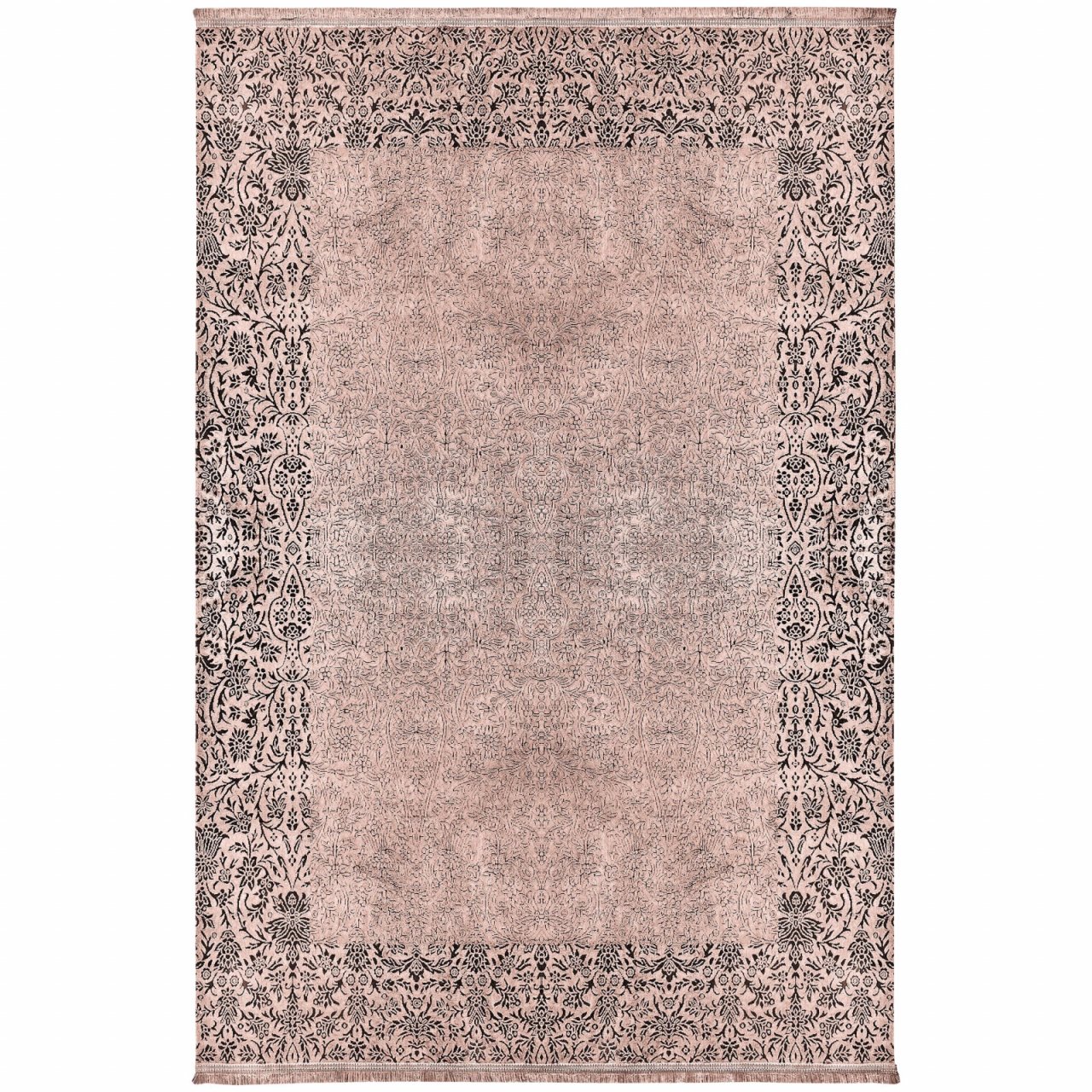 Kaşmir Halı Viskon Premium Damask Vizon 80x150 cm