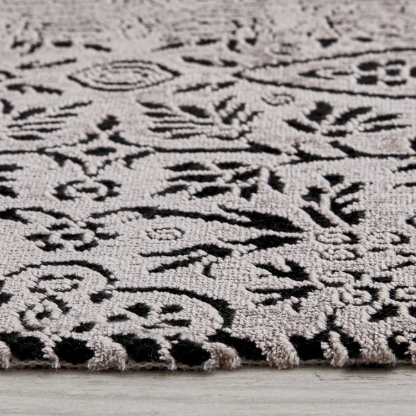 Kaşmir Halı Viskon Premium Damask Vizon 80x150 cm