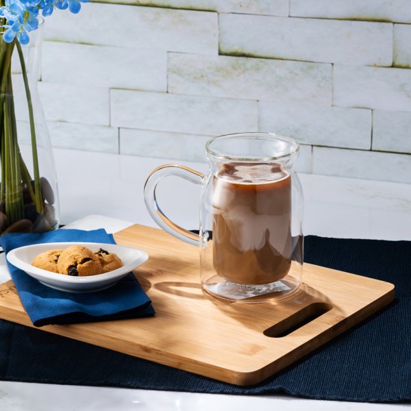 Karaca Pia Çift Cidarlı Milk Kupa/Mug