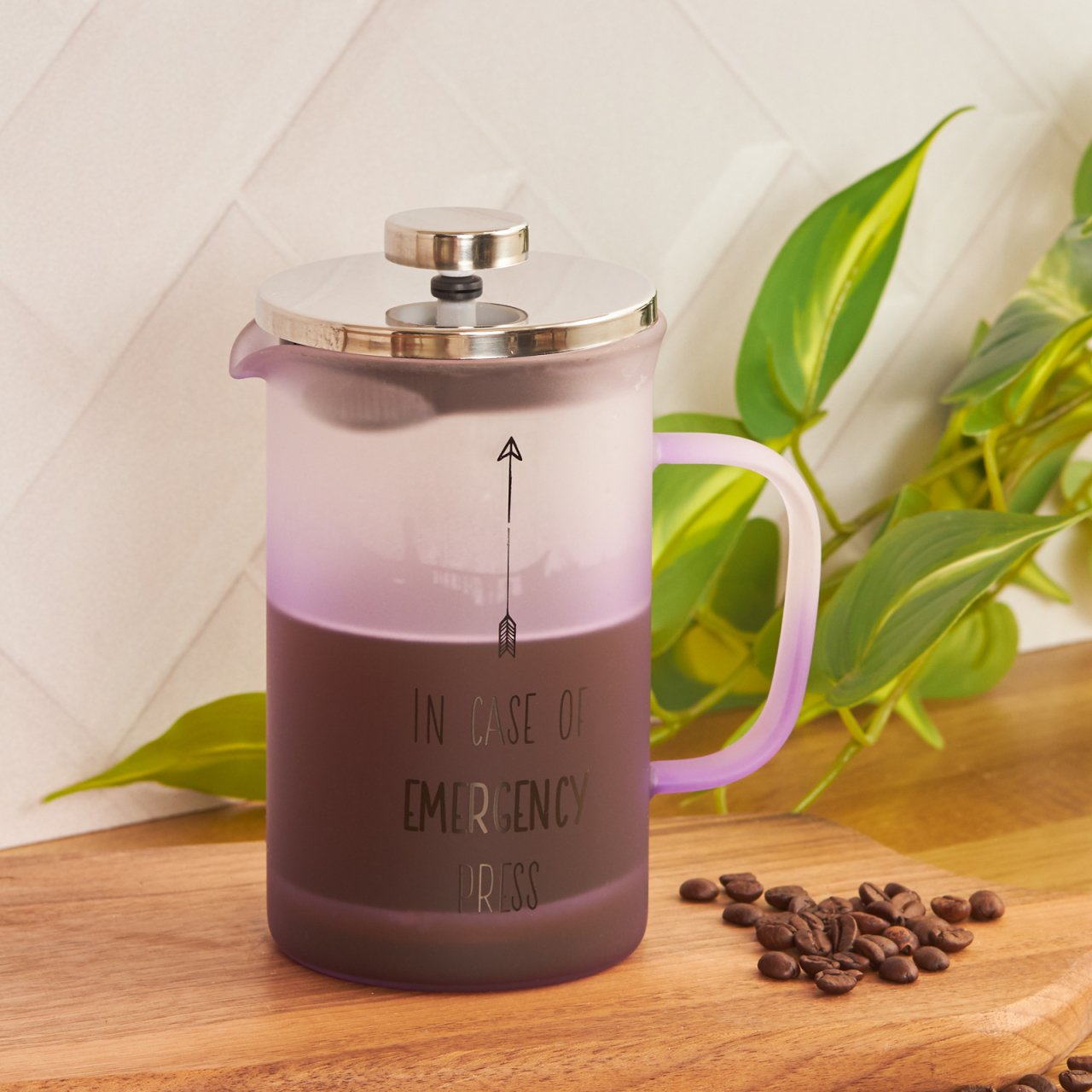 Karaca Emergency Frenchpress Mor 600 ml