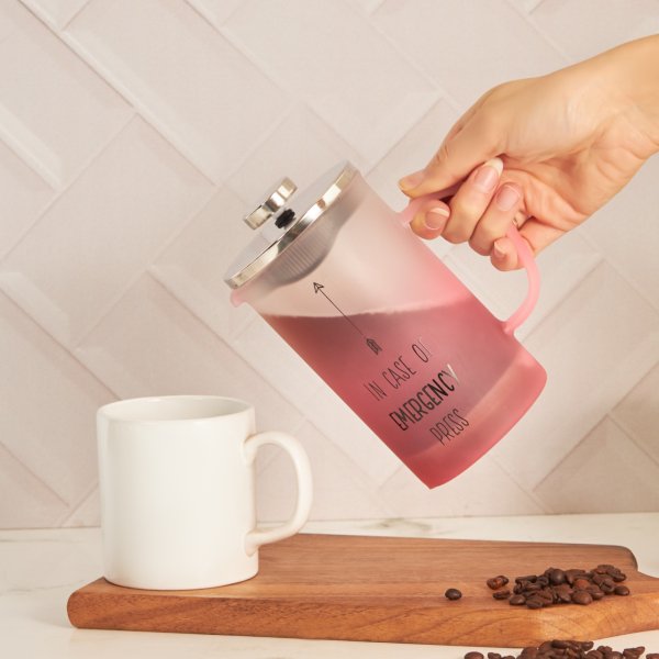 Karaca Emergency Frenchpress Pembe 600 ml
