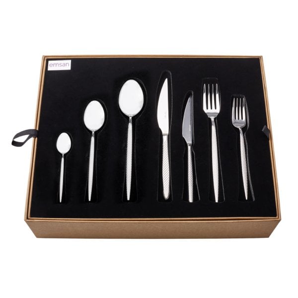 Emsan Venedik 84 Parça 12 Kişilik Çatal Kaşık Bıçak Takımı