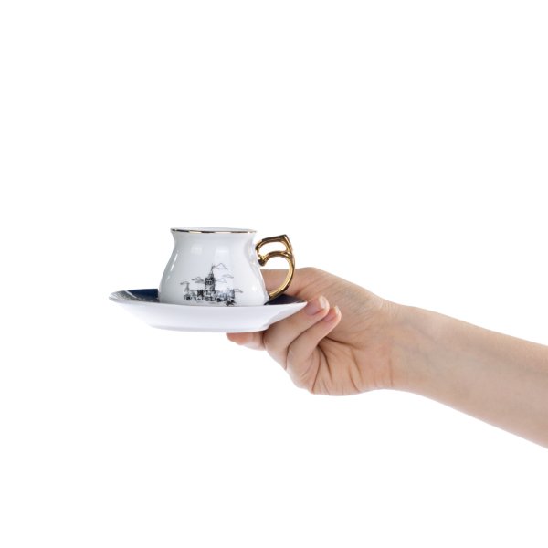 Emsan Yeditepe 6 Kişilik Kahve Fincanı Takımı 90 ml