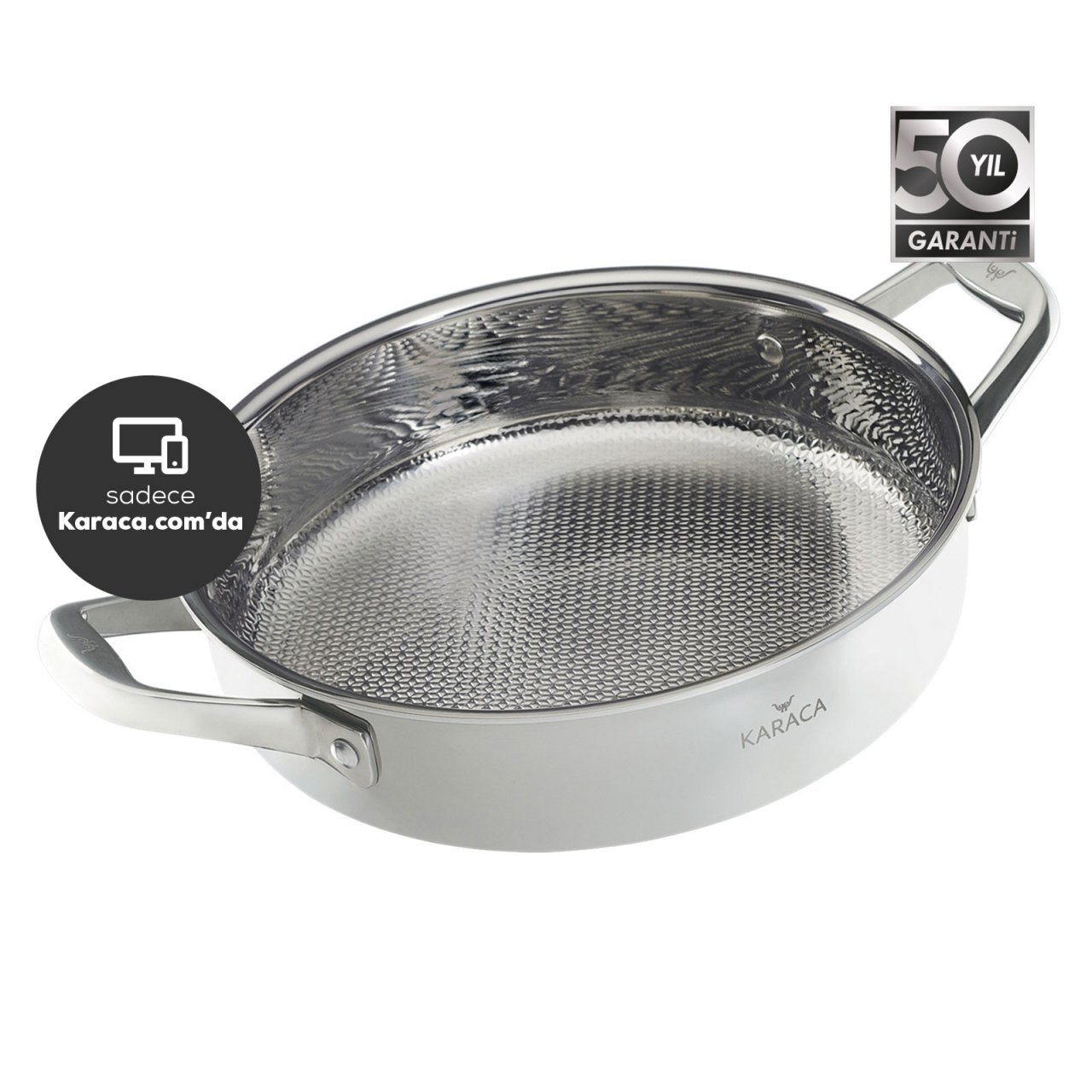 Karaca Power Steel 3 Ply Karnıyarık Tencere 30 cm